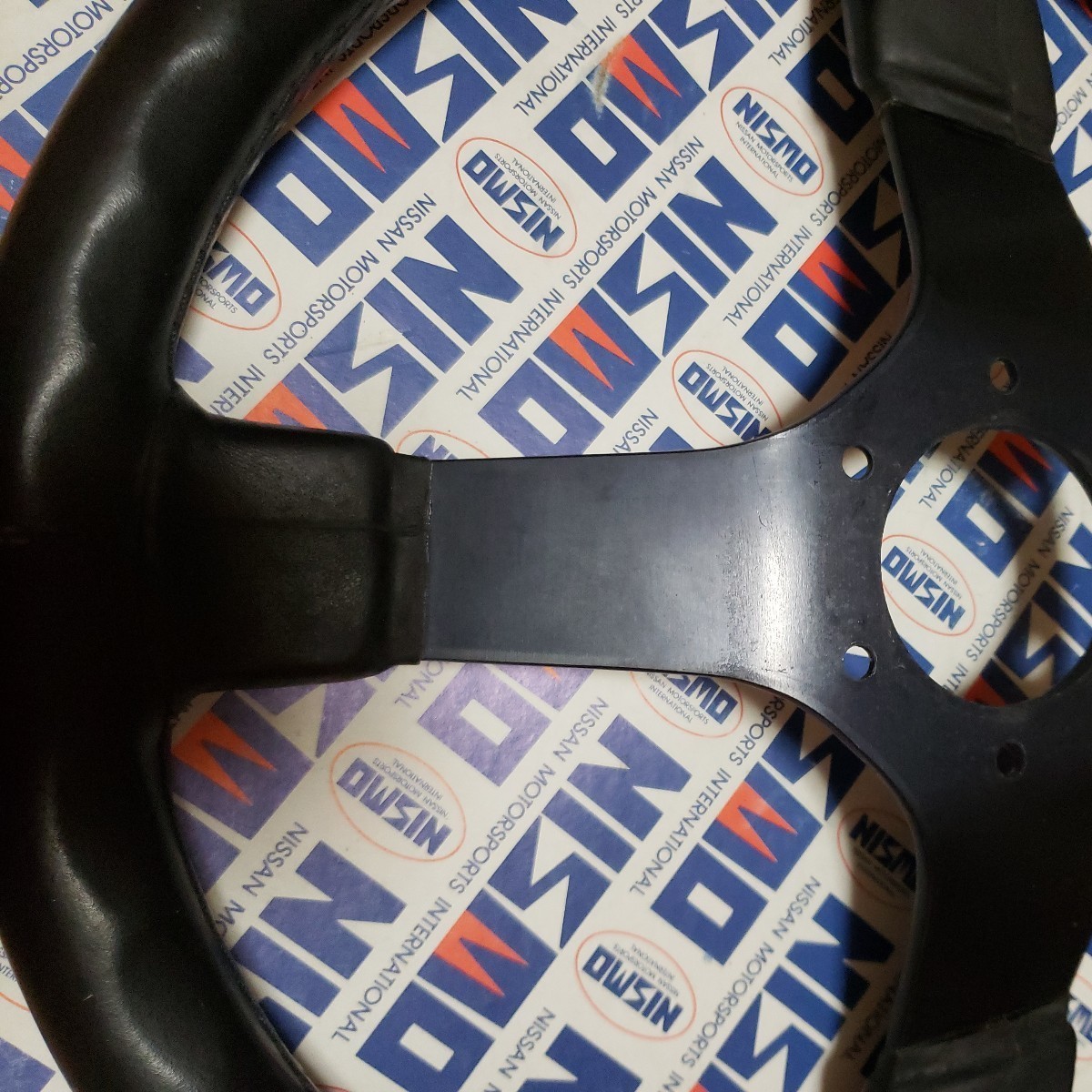 希少 旧ロゴ ニスモ NISMO ステアリング 365Bタイプ 当時物 LEATHER 