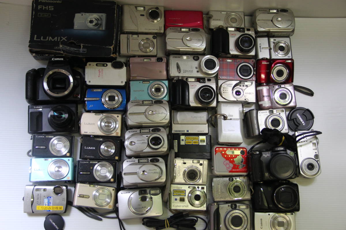 ※ジャンク品　コンパクトデジタルカメラ まとめ売り 20台　SONY NIKON まとめ売り NIKON - SONY ⁄ 20台SONY ジャンク品コンパクトデジタル