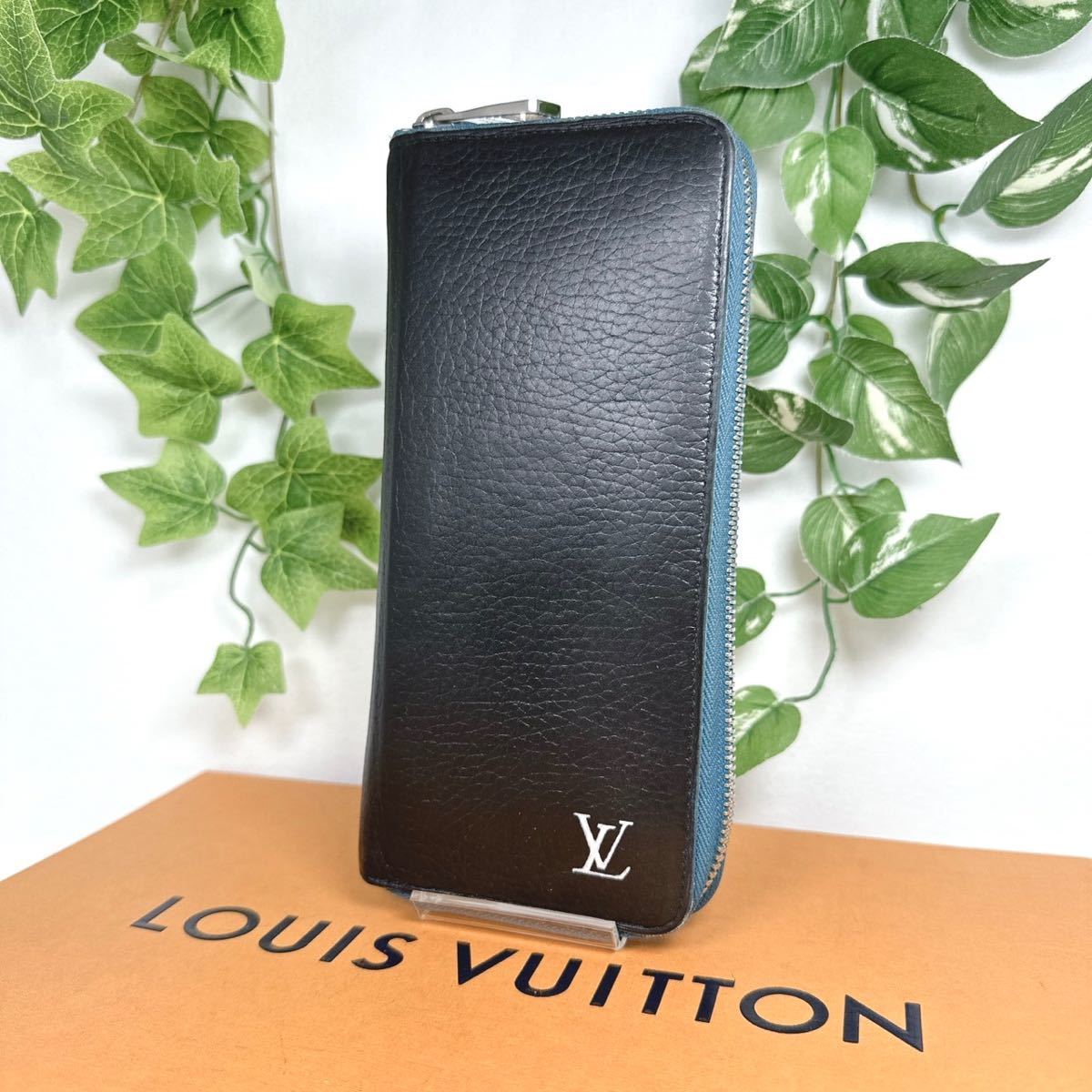 1円 LOUIS VUITTON ルイヴィトン トリヨン 長財布 ヴェルティカル ジッピー シリアルナンバー CA3154
