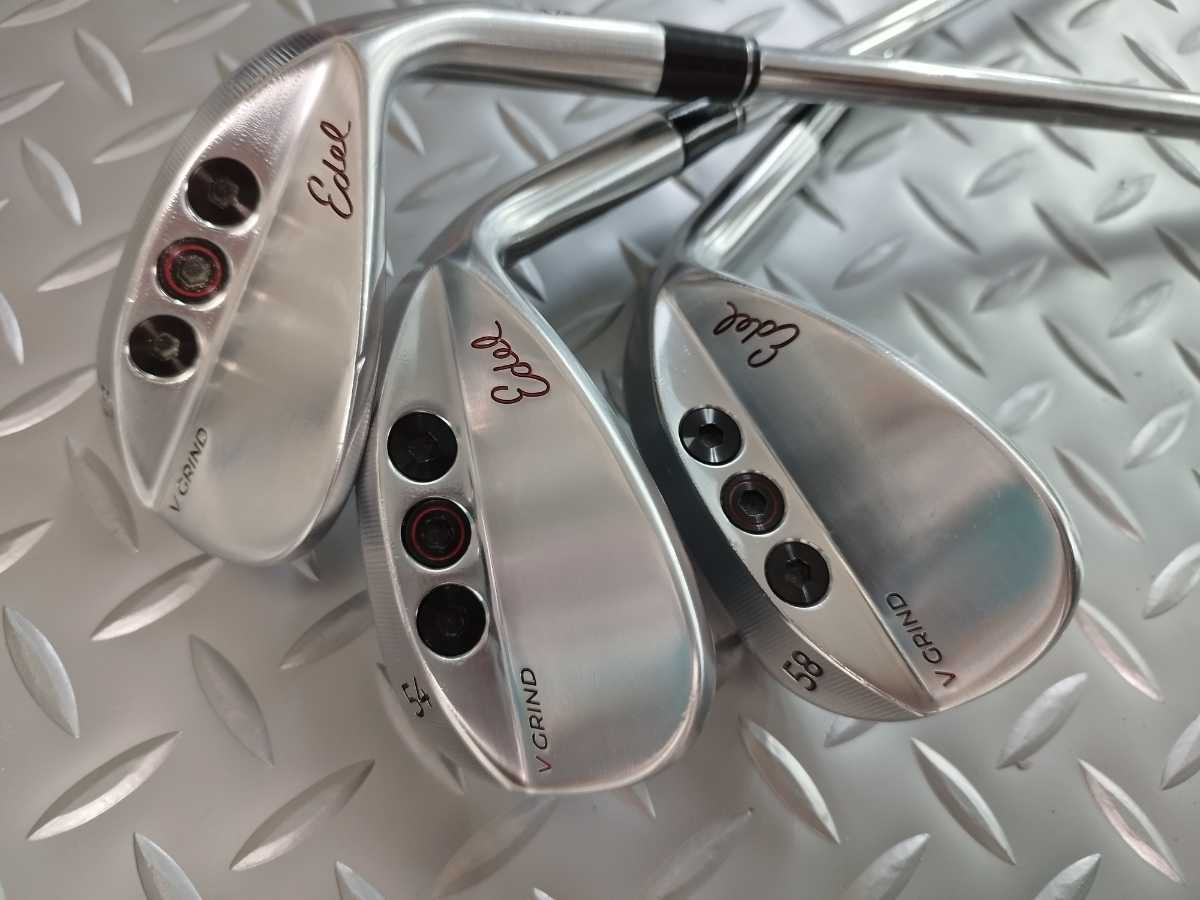 EDEL SMS Wedge V-GRIND 50.54.58　3本set PROJECT X LZ 5.0装着　イーデル　中古品　3本で120000円程度のお品です