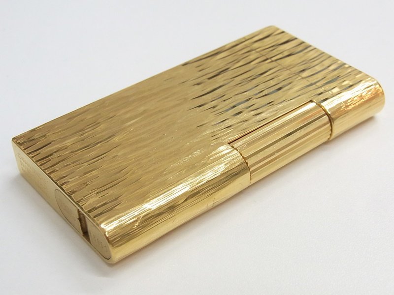 1円～☆着火未確認☆カランダッシュ ローラーガスライター ゴールド