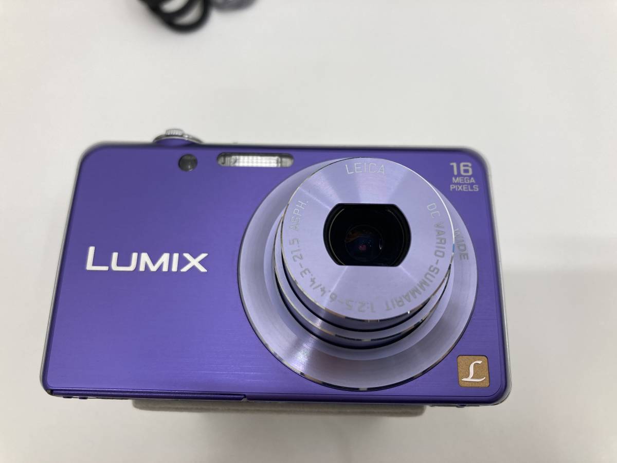 Panasonic パナソニック Lumix DMC-FH8 バイオレット バッテリー付き デジタルカメラ 通電確認済み その他動作未確認　☆8-7 LUMIX DMC-FH8 Panasonic レッド 中古(パナソニック) デジタルカメラ公式通販