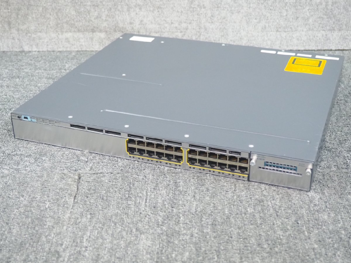 [N244] ☆ Cisco　Catalyst 3750-Xシリーズ　WS-C3750X-24T-S V02 ☆ Version 15.0(2)SE11 ☆