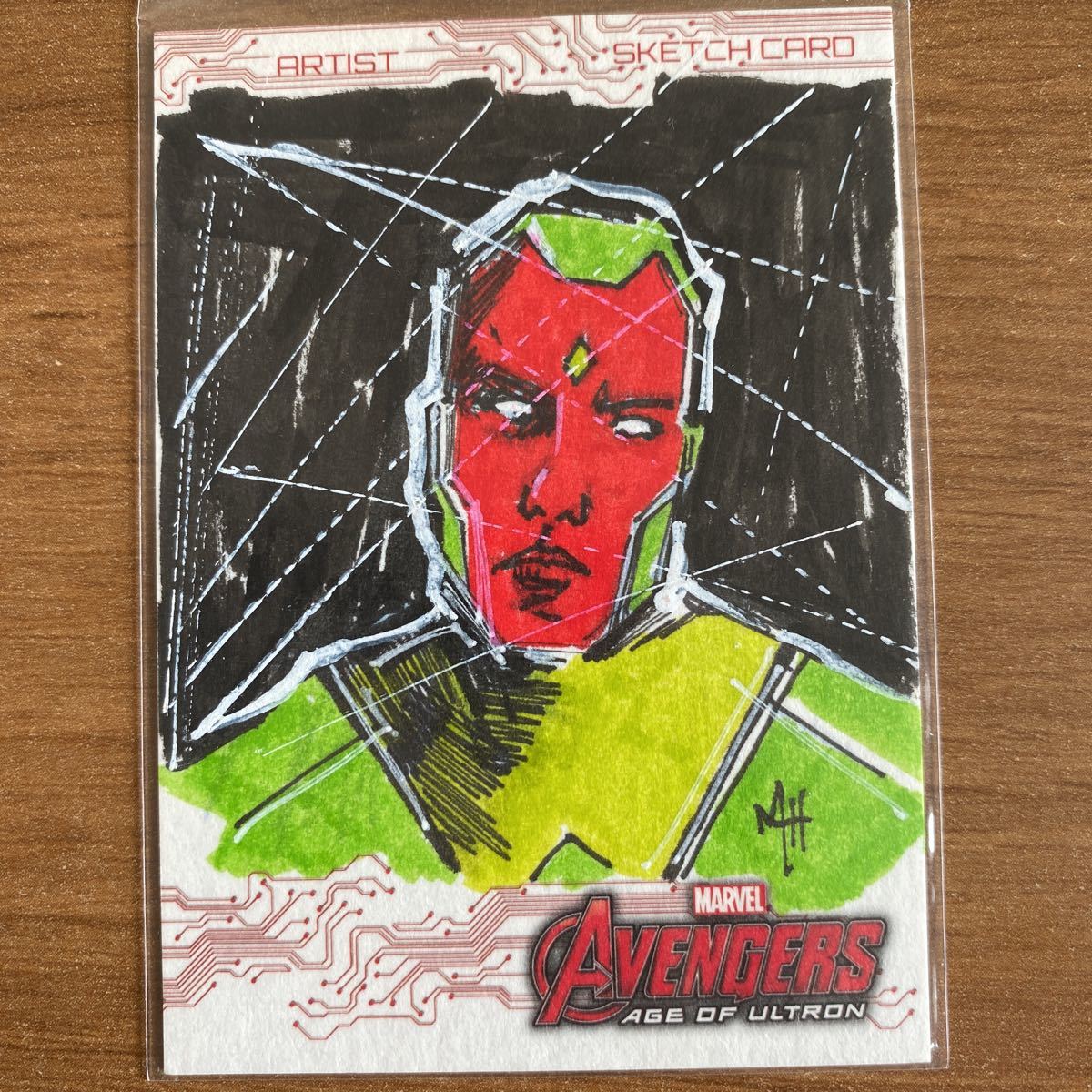 2015 UD Marvel Avengers sketch card スケッチカード 【公式通販】
