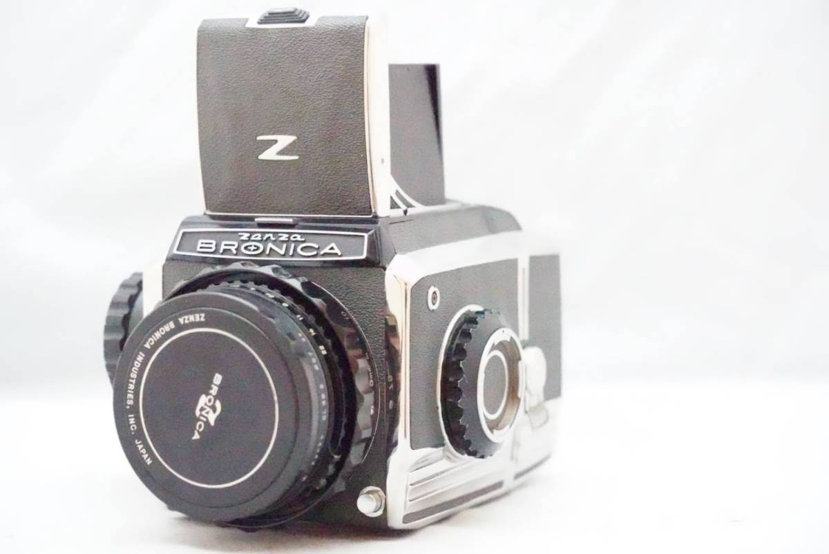☆現状品☆ ゼンザブロニカ S2 ニッコール P 75㎜ F=1:2.8　ZENZA BRONICA S2 NIKKOR-P 75 2.8 和製ハッセルブラッド 部品取り・研究用