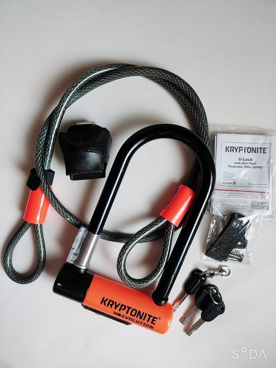 KRYPTONITE EVOLUTION U字ロック 鍵2本付きKRYPTONITE クリプトナイト 自転車 鍵 Evolution Mini-7  U字ロック&120cmフレックスケーブル : Dream Goods Shop ヤフー店 - 通販 - Yahoo!ショッピング KRYPTONITE Evolution Mini-7 U字ロック&ケーブル