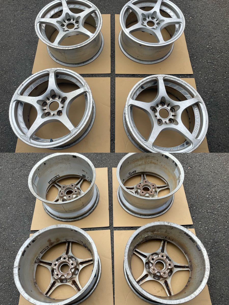 Rays ボルクレーシング　17インチ　8j 114.3 2本 RAYS レイズ ボルクレーシング VOLK RACING 17インチ 8J+32 9J+45 5穴