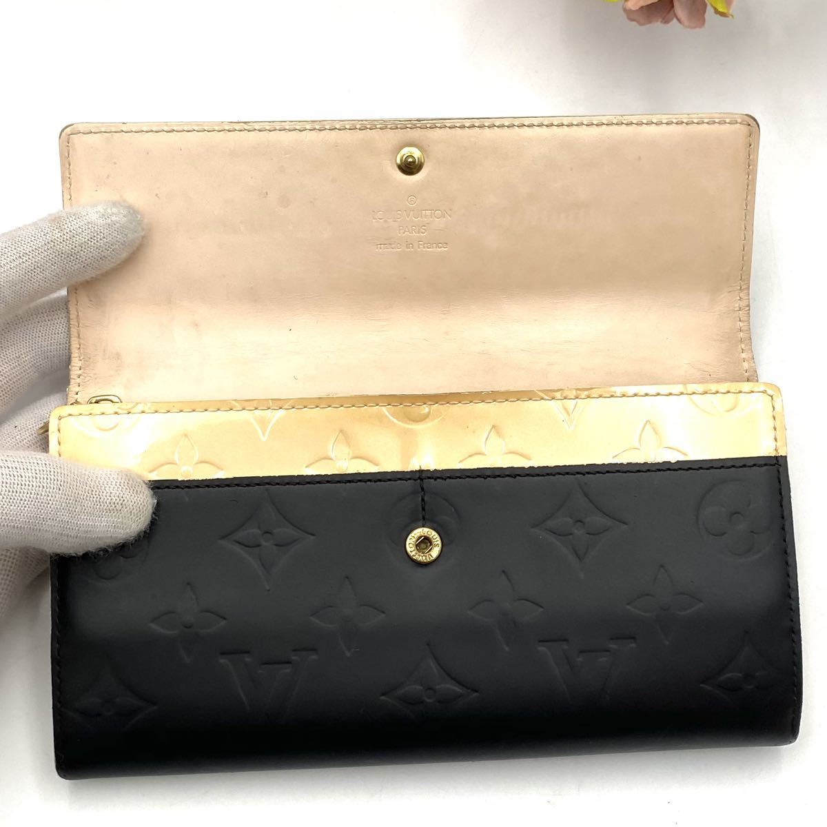 ヴェルニ 長財布 ポルトフォイユ サラ ルイヴィトン モノグラム 