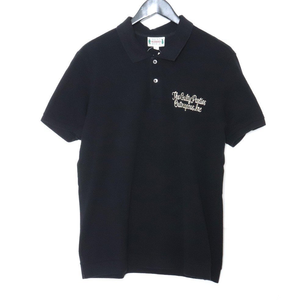 WACKO MARIA ポロシャツ XLサイズ ブラック ワコマリア 半袖カットソー