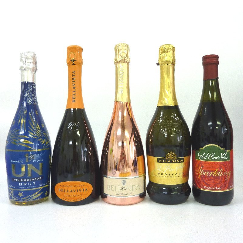 スパークリングワイン 海外 飲み比べ5本セット 750ml