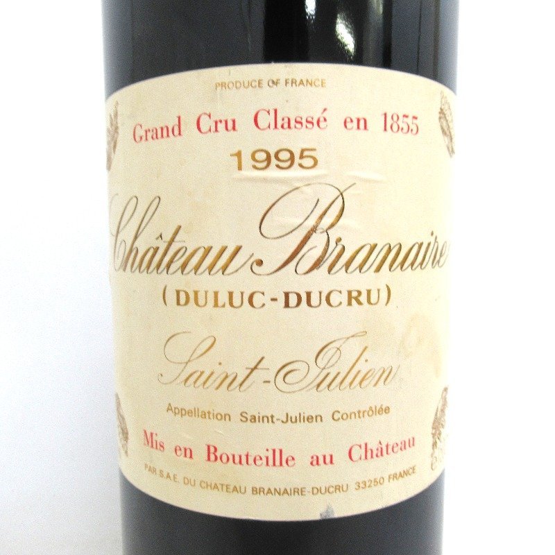 シャトーブラネール.デュクリュ1995 平成7年の誕生年ワイン