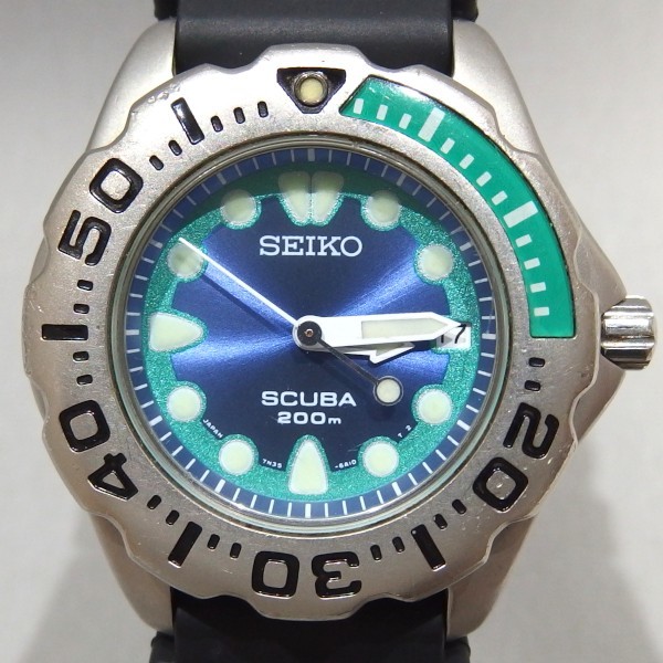 1円～☆SEIKO DIVER SCUBA 200m AIR DIVER