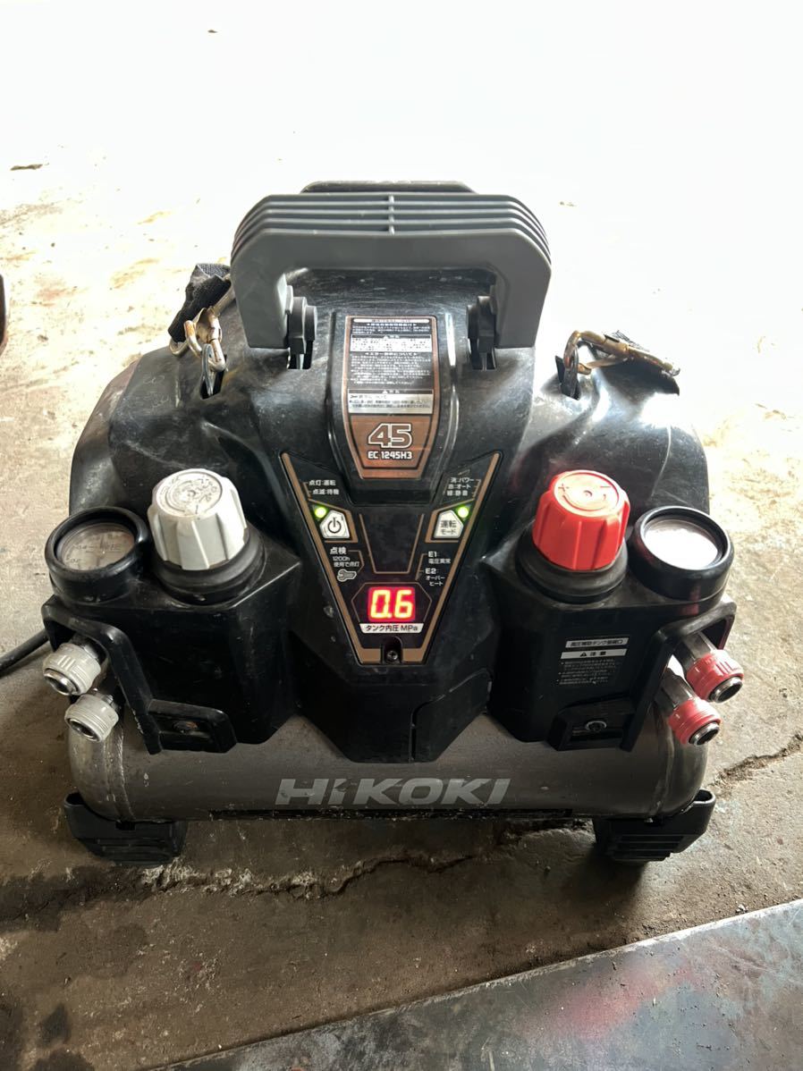 001 ジャンク品日立工機 コンプレッサーEC1245H3
