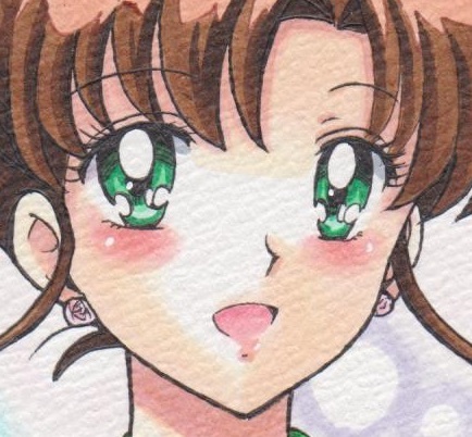 同人手描きイラスト☆セーラームーン☆まこちゃん☆B5☆画用紙