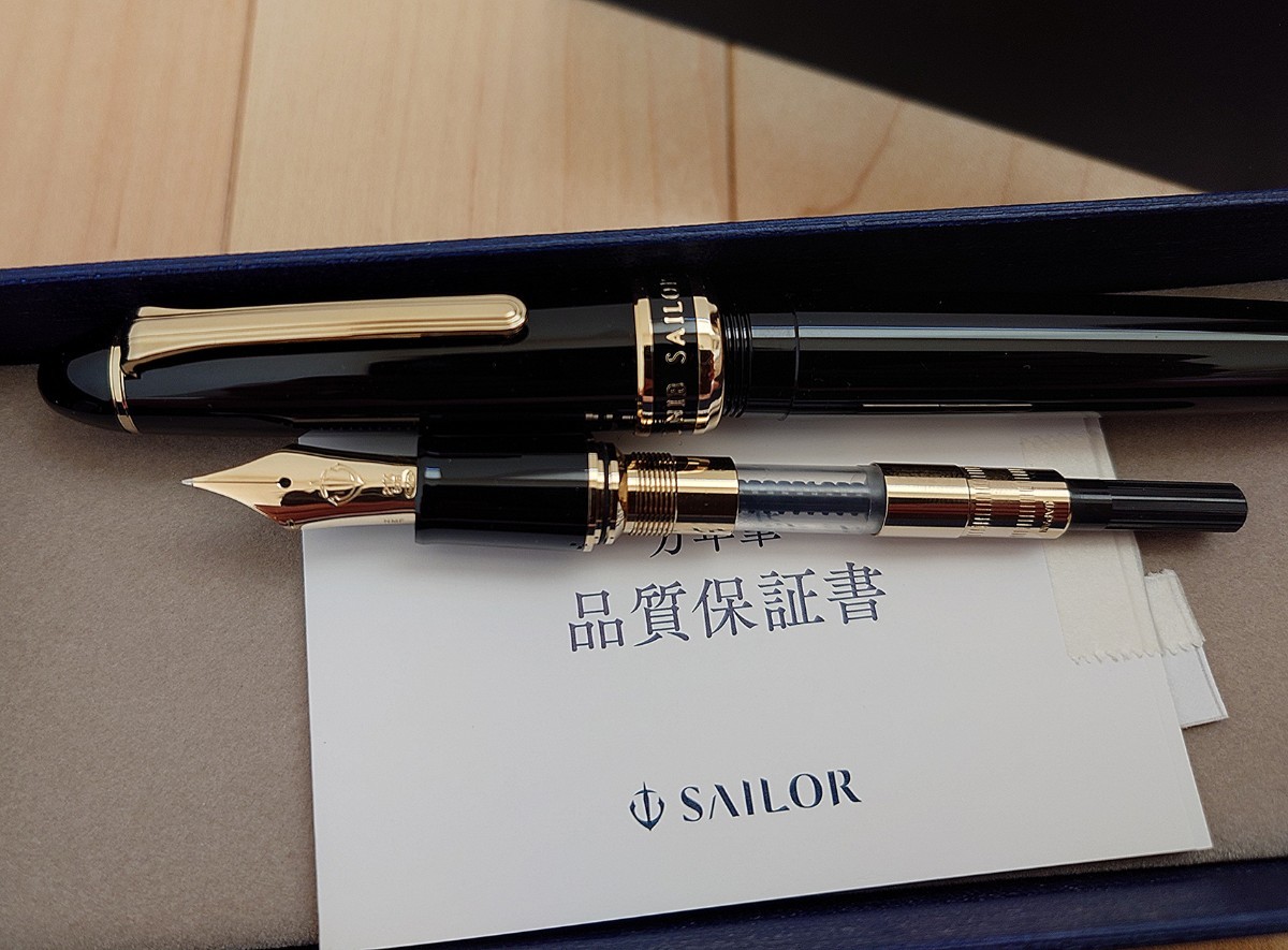 NMF セーラー万年筆 長刀研ぎ 21K 21金 ゴールド SAILOR なぎなた 