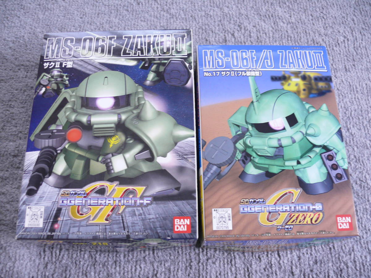 SDガンダム ザク 2種セット 未組立品 Gジェネレーション G GENERATION(機動戦士ガンダム)|売買されたオークション情報 ...