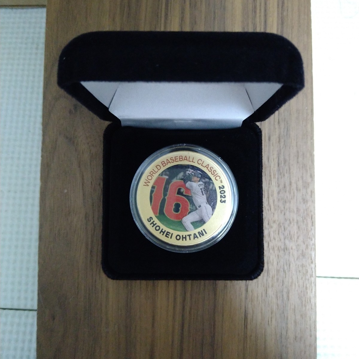 限定品】大谷翔平選手WBCゴールドカラーコインシリアルナンバー入り