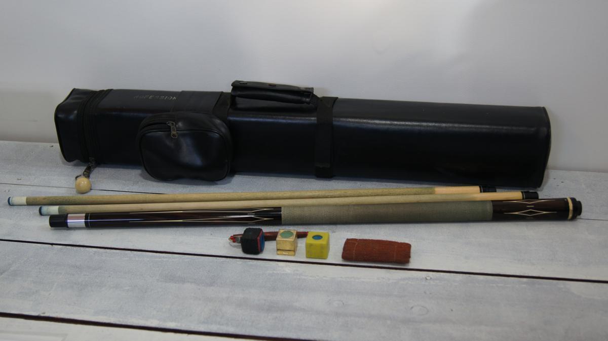 ◆デールペリー　ビリヤード　キュー　シリアル入り　1990年頃②◆4144