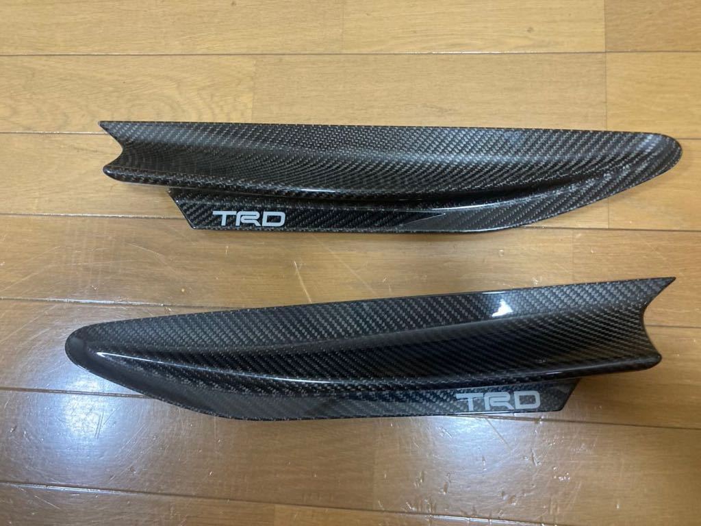 TRD 0 BRZ 公式通販 トヨタ86(ZN6系)用フェンダーフィン Line)エアロ 廃盤品 TRDカーボンフェンダーフィン トヨタ86/スバルBRZ ZN6/ZC6 希少品 純正オプション ドライカーボン