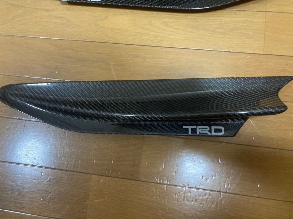 TRD 0 BRZ 公式通販 トヨタ86(ZN6系)用フェンダーフィン Line)エアロ 廃盤品 TRDカーボンフェンダーフィン トヨタ86/スバルBRZ ZN6/ZC6 希少品 純正オプション ドライカーボン