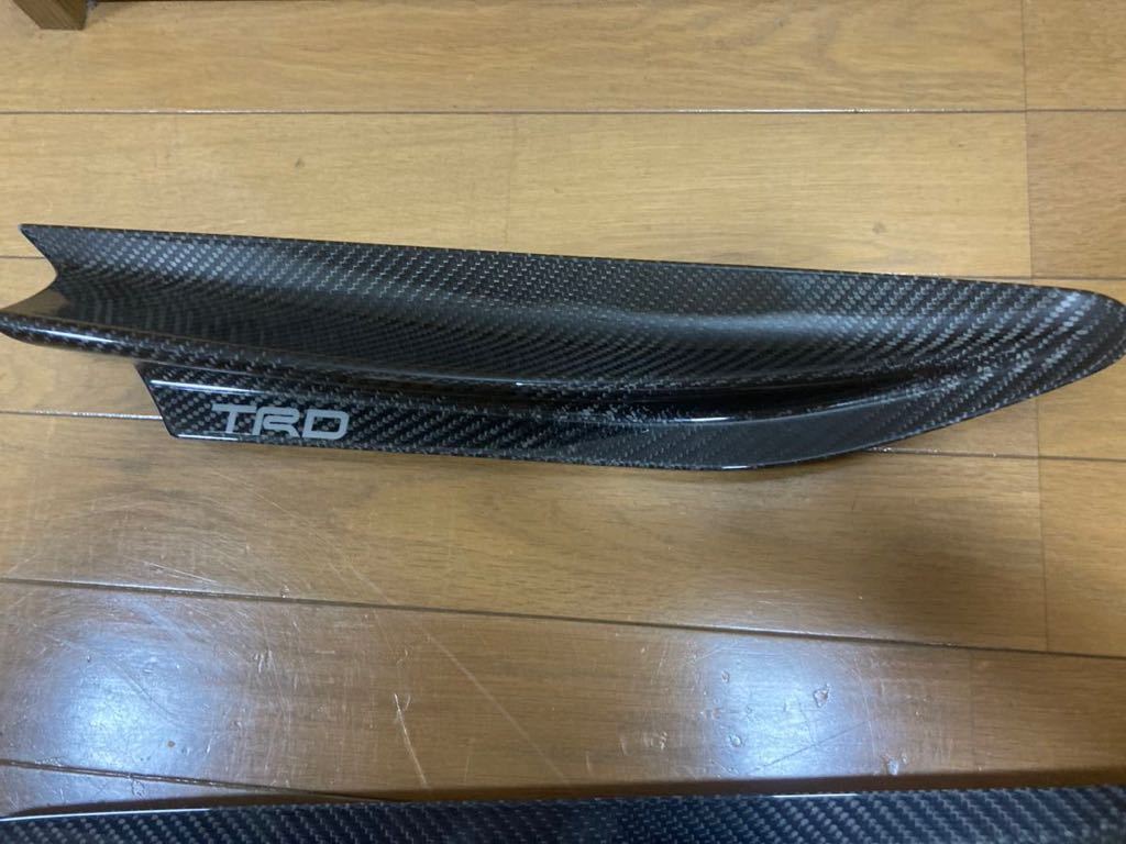 TRD 0 BRZ 公式通販 トヨタ86(ZN6系)用フェンダーフィン Line)エアロ 廃盤品 TRDカーボンフェンダーフィン トヨタ86/スバルBRZ ZN6/ZC6 希少品 純正オプション ドライカーボン