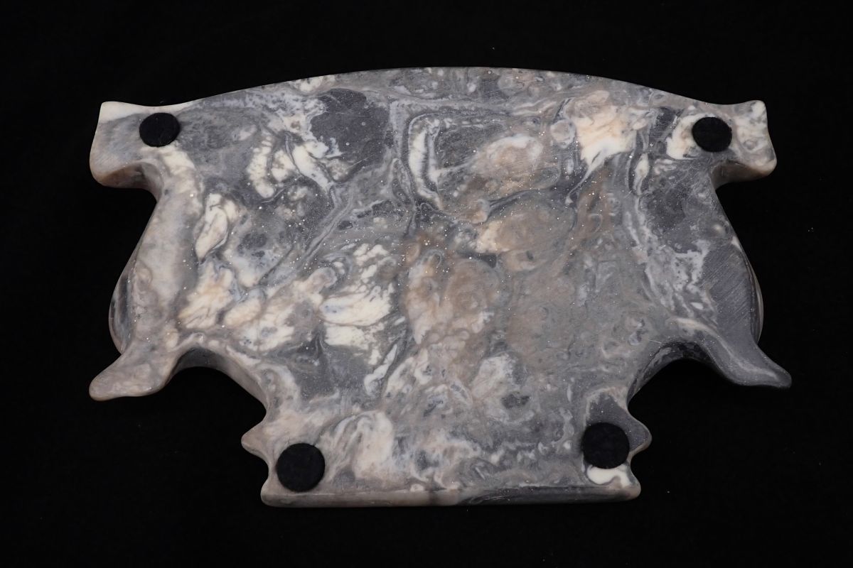 06 GENUINE INCOLAY STONE インコレイ ストーン トレイ USA/浮き彫り