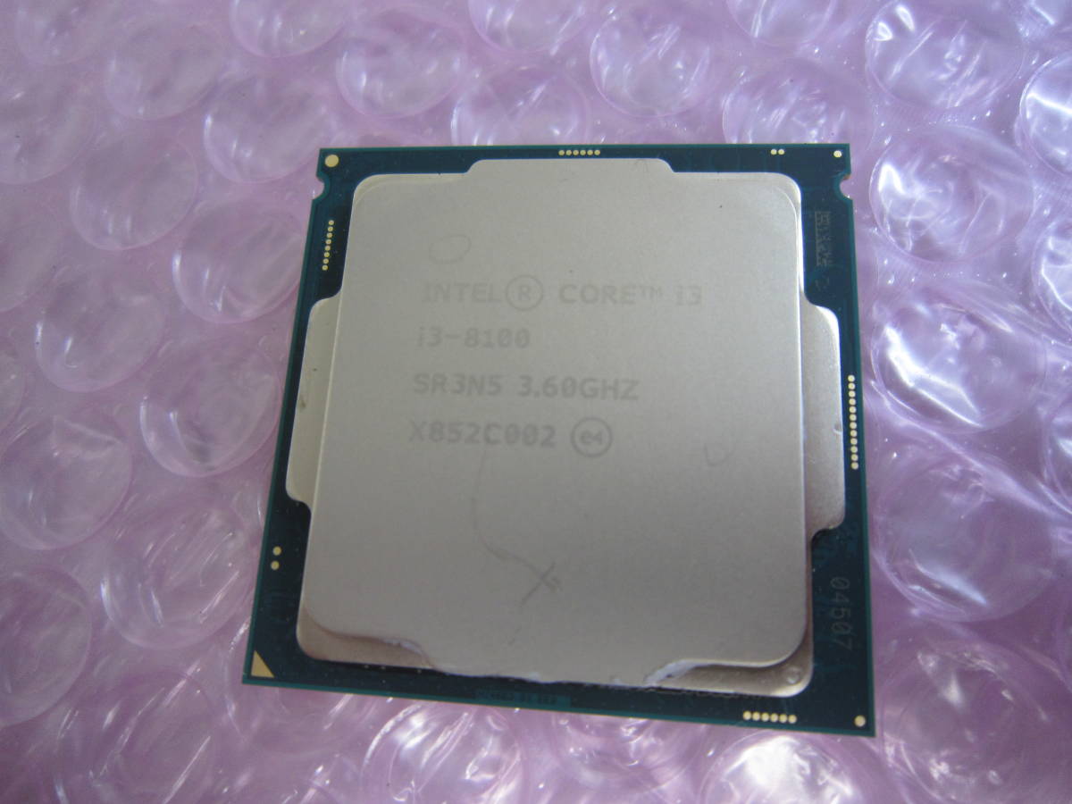 6500☆CPU Intel CPU Corei3-8100 3.60GHZ SR3N5 動作品 Core Intel i3