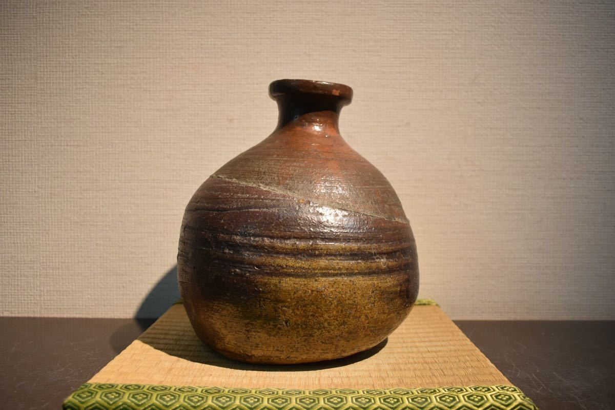 GE】R97【コレクター所蔵品】時代 古備前壷 /日本美術 備前焼 古陶 古