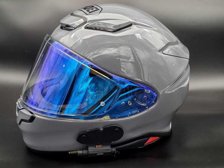 z8 ミラーシールド レッド SHOEI CWR-F2 Dスモークシールド X15 Z8用 