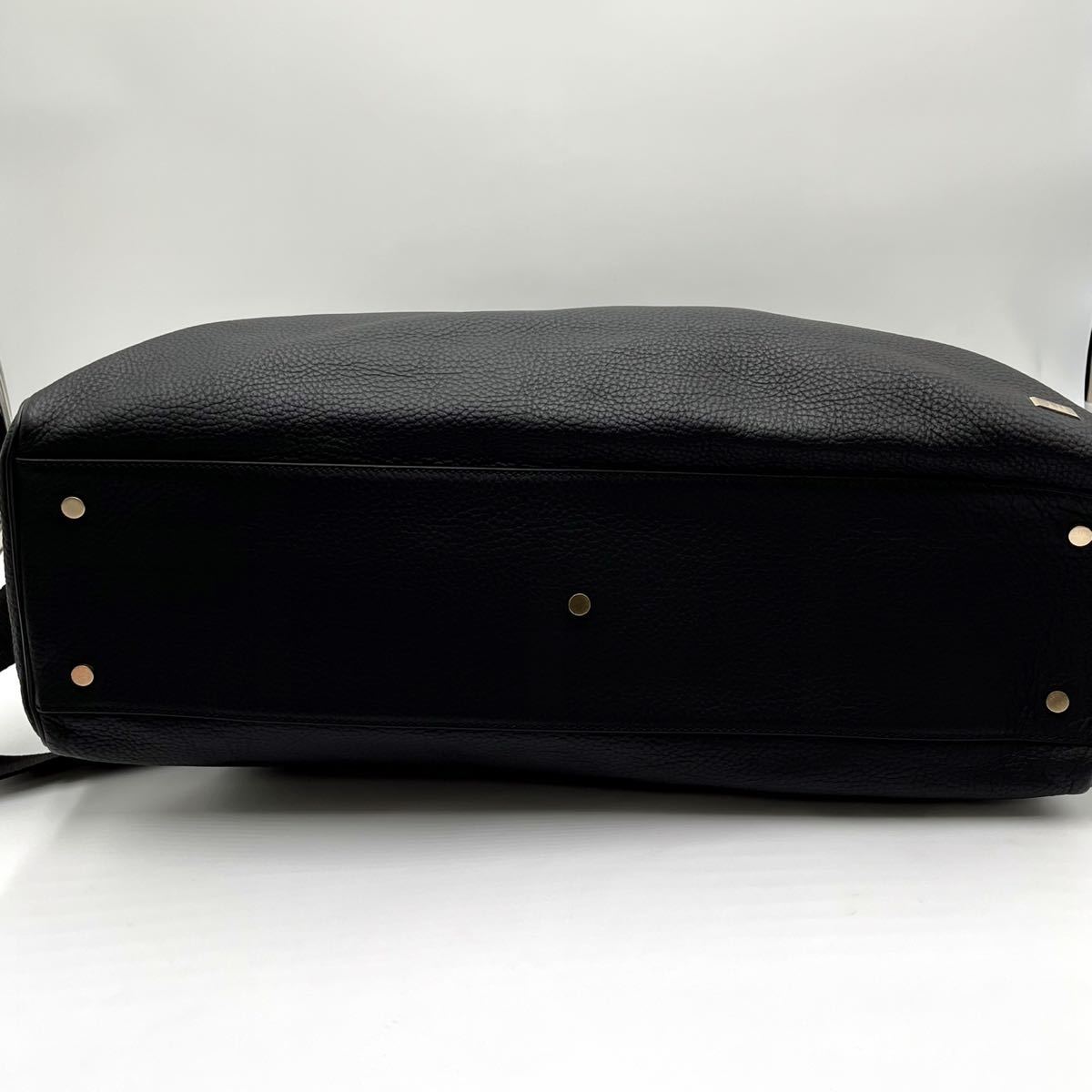 1円□【極美品 圧倒的存在感】dunhill ダンヒル オールレザー 2way