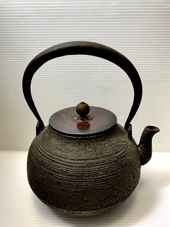 ジャンク扱い 鉄瓶 骨董品 茶道具 煎茶道具 鉄ビン 龍文堂 鉄瓶 茶器 輪線