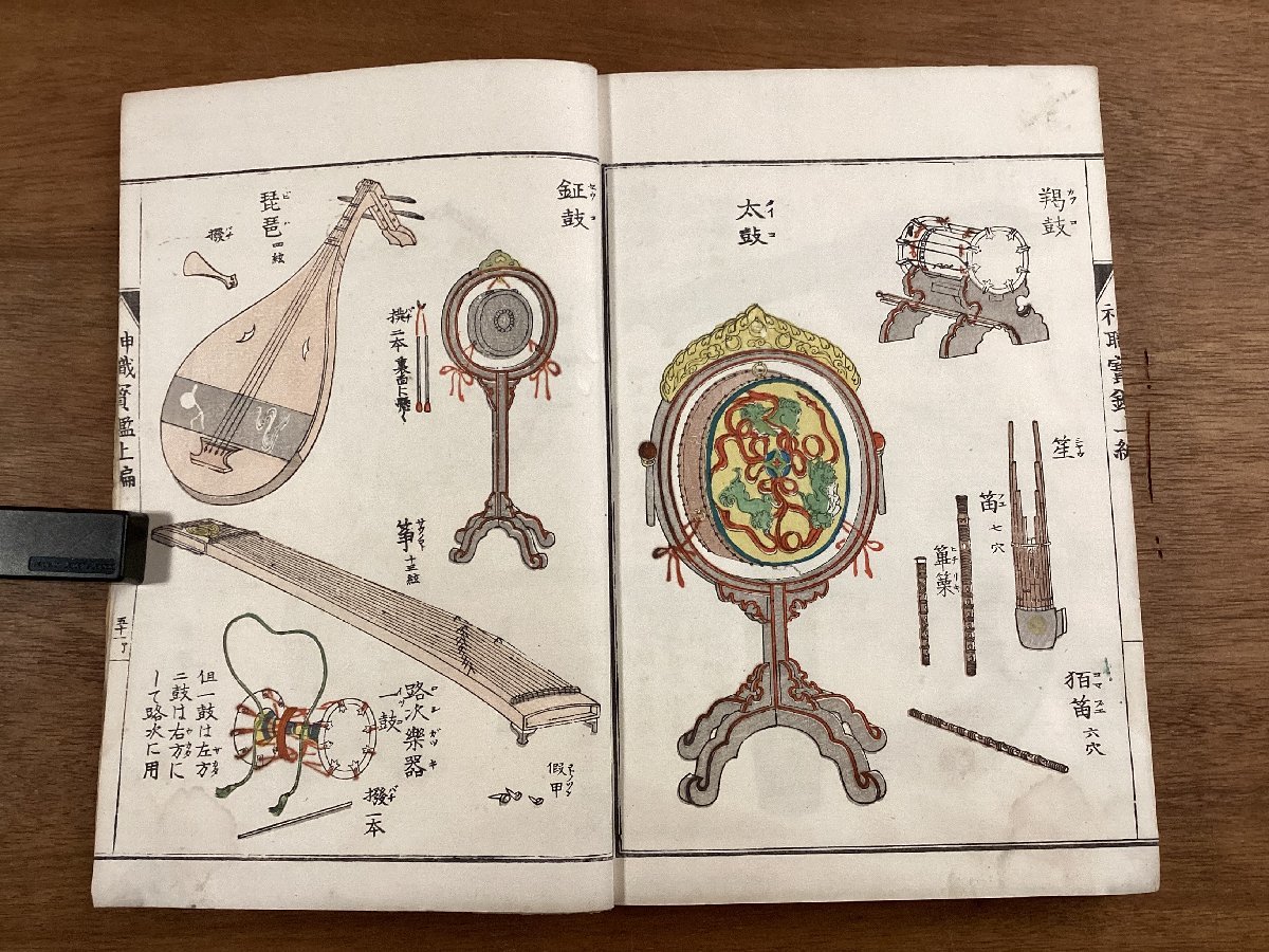 BB-6327 神職寳鑑 上編 神社 建築 神体 図 鳥居 装飾 調度具 壁代 帳臺 