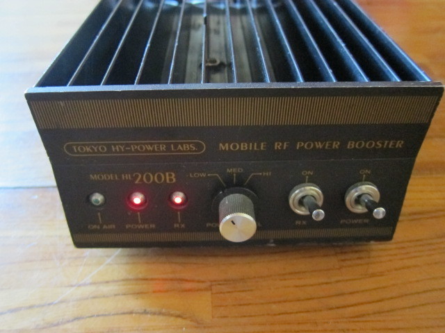 東京ハイパワー　リニアアンプ HL-200B POWER BOOSTER 電源on確認　【沖縄県離島除く送料1080円】