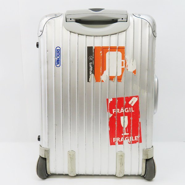ジャンク】RIMOWA/リモワ Silver lntegral 2輪 キャリーケース/スーツ 