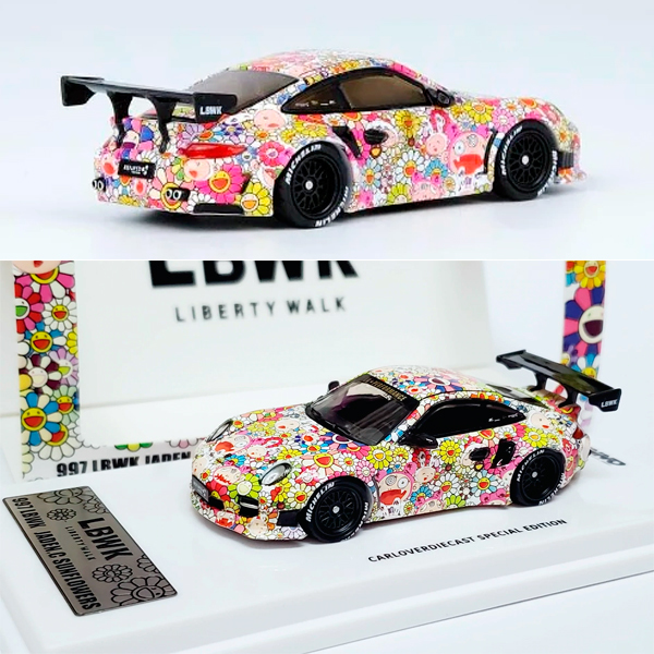 0 LBWK Porsche Liberty Walk 1:64 INNO64 INNO 1⁄64 Model | Salon Auto -