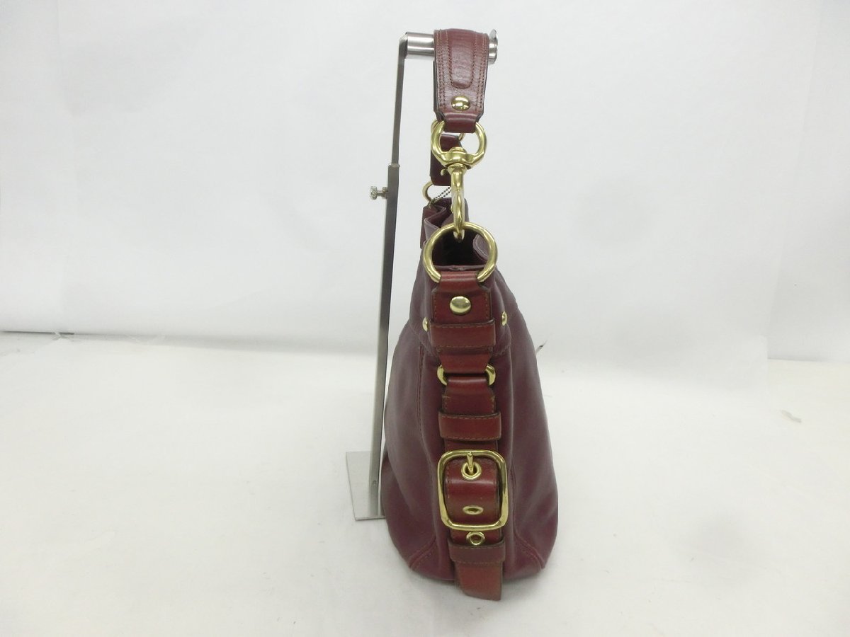 O-5317】COACH コーチ ショルダーバッグ レザーラージゾーイ 12669 