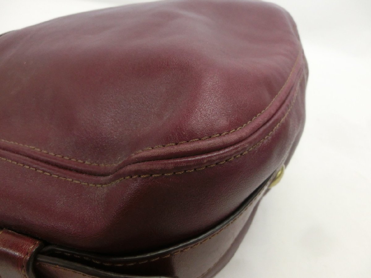 O-5317】COACH コーチ ショルダーバッグ レザーラージゾーイ 12669 
