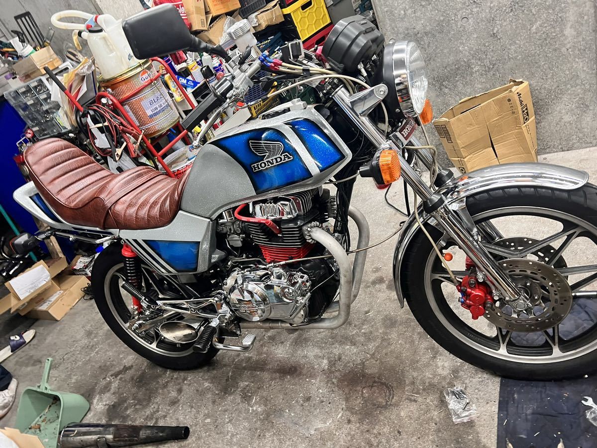 cb400D cb250d cb400n cb250n 三段シート チョビ 川口 純正ベース 川口 