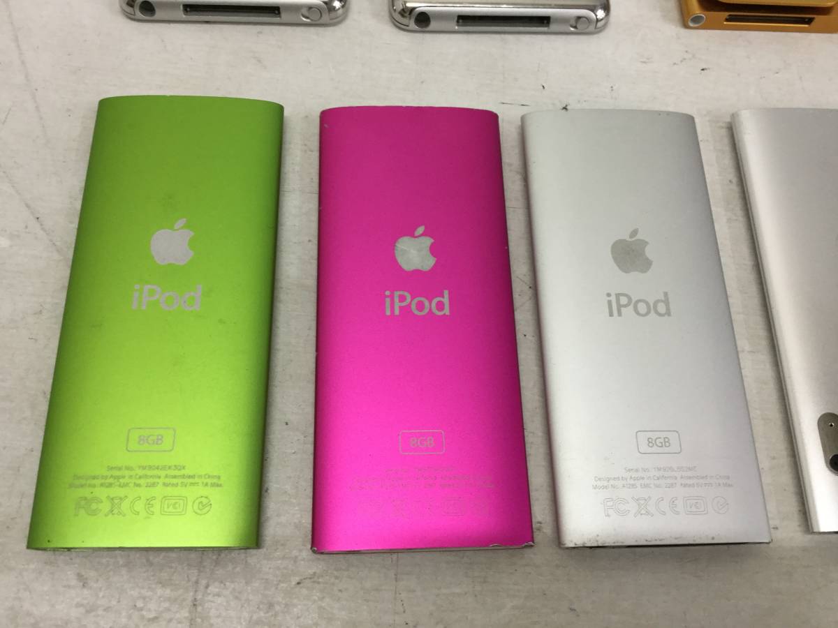 Apple iPod 各種 8台セット 音楽プレーヤー ジャンク I Pod 8台セット○ジャンク Apple iPod 各種 8台セット 音楽プレーヤー