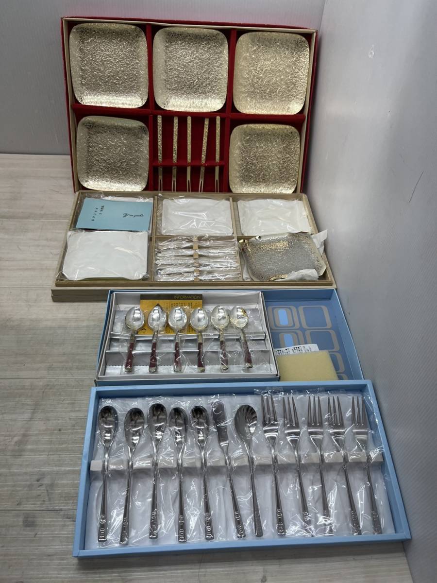 送料無料S77725 スプーン フォーク カラトリーセット ステンレス 銀製品 まとめ Pierre cardin