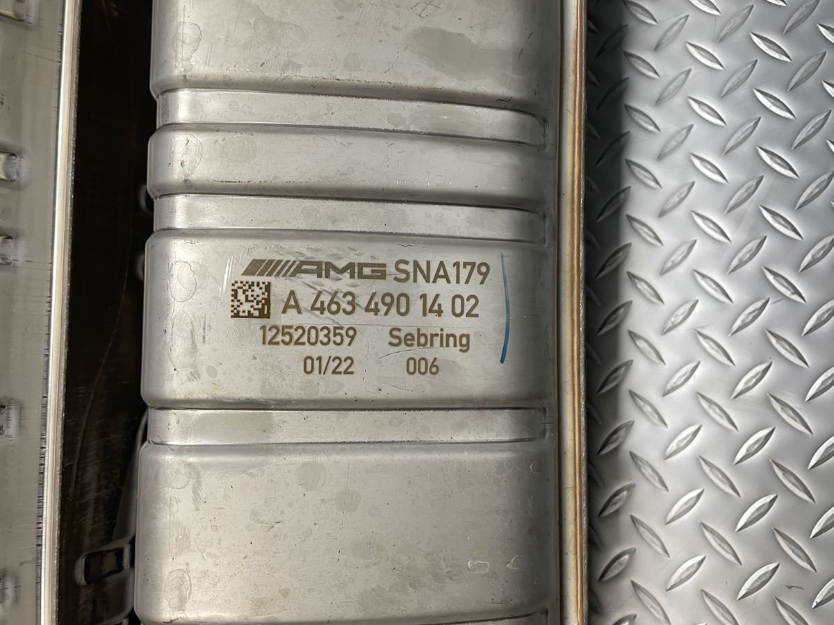 中古】Gクラス G63 W463A AMG 純正マフラー 4本出し A 463 490 77 01 