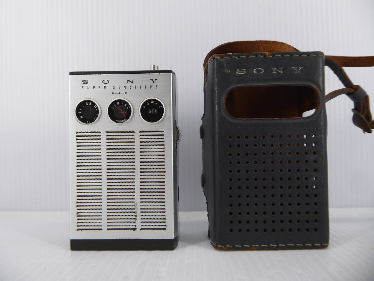 ★☆SONY AMトランジスタラジオ TR-817 日本製 動作品 オマケ新品電池付き☆★