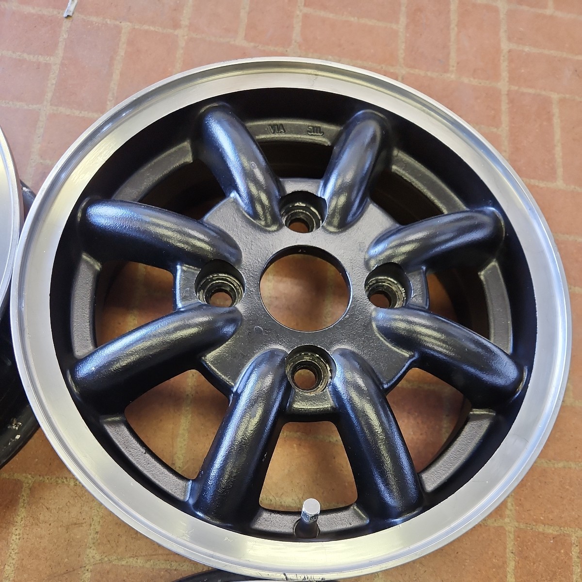 ワタナベ風 社外アルミ 13インチ 4.5J+40 4H-110 中古 【公式通販】