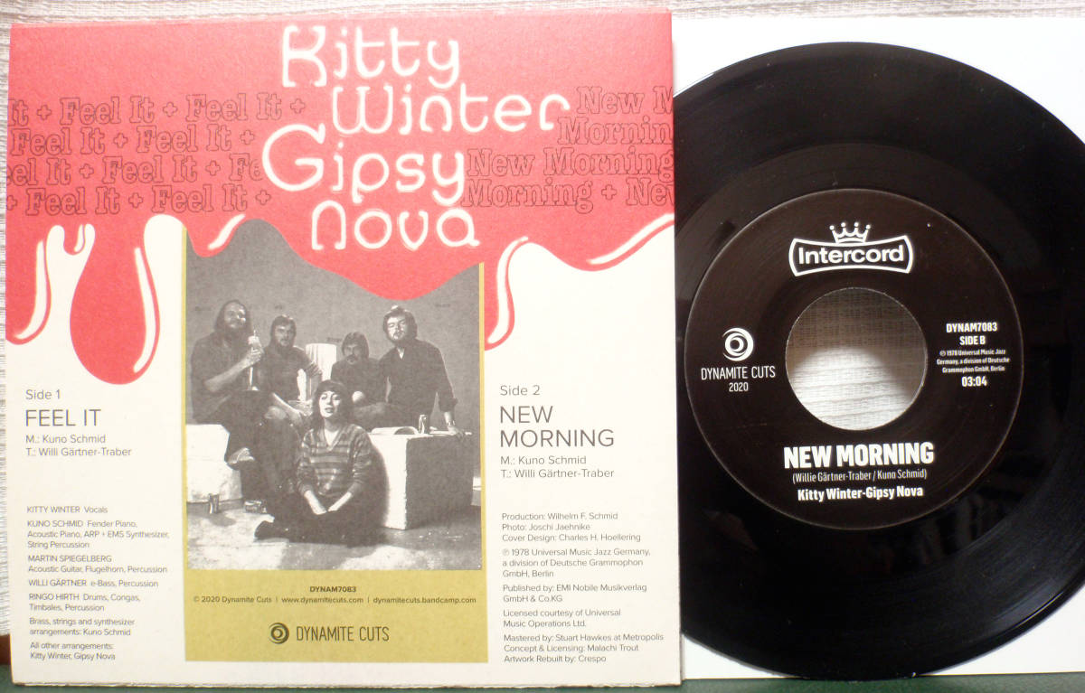 KITTY WINTER GIPSY NOVA FEEL IT レコード限定盤 Kitty Winter Gipsy