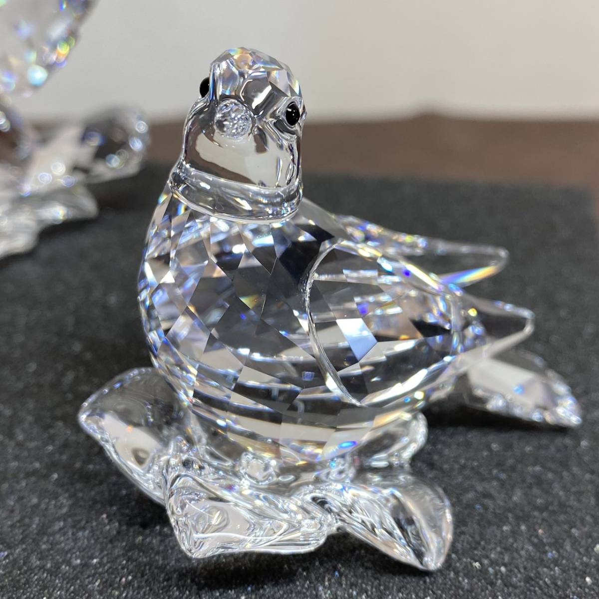 MH-5036】未使用保管品 SWAROVSKI スワロフスキー 雉 鳩 鳥 TURTLE 