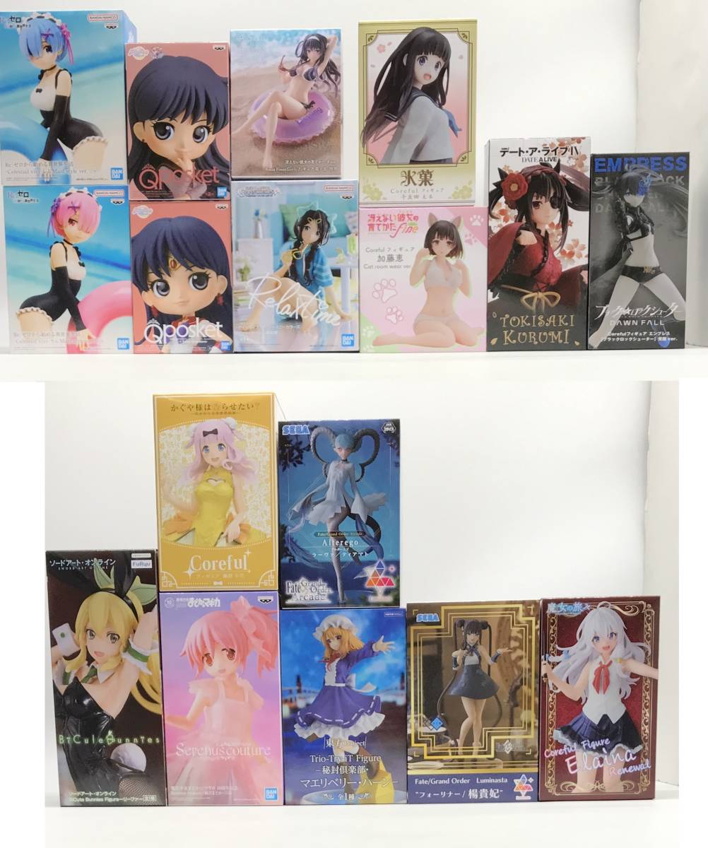 未開封】 美少女系 アニメ ゲーム プライズフィギュア まとめ売り FGO 
