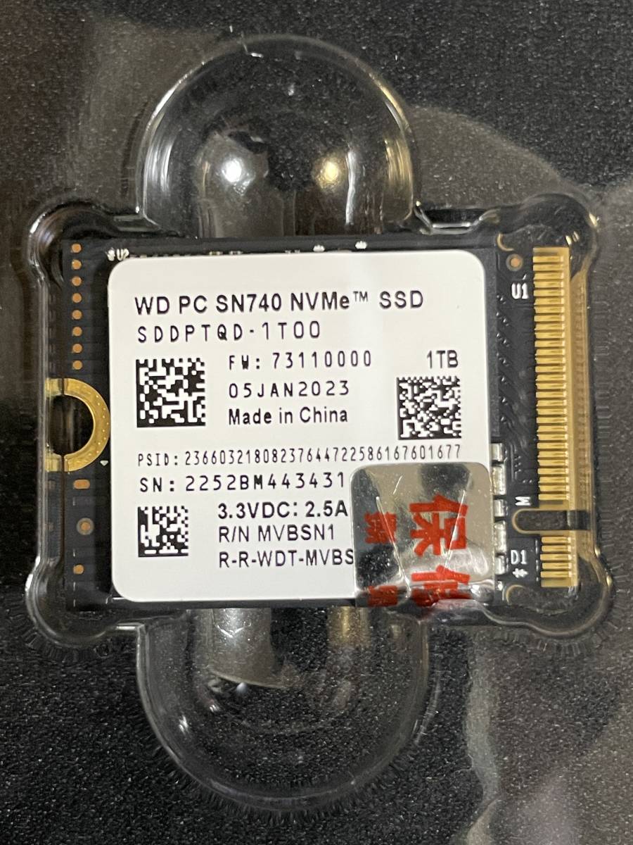 WD SN740 1TB SSD 2230 steamdeck ROG ALLY WD SN740 1TB SSD 2230