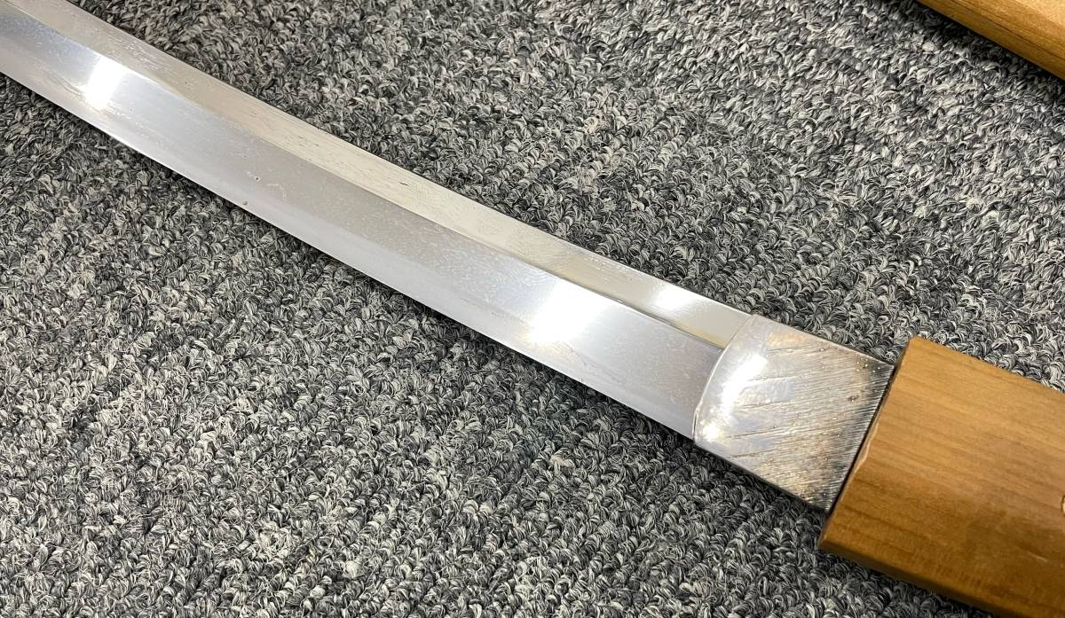 【正規品，定番】 【IYS59770】脇差し わきざし 銘 藤嶋友重 44cm 令和5年 整備済み 刀剣 刀 骨董品 現状品