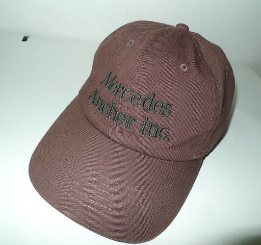◆◆Mercedes Anchor inc メルセデスアンカー 希少 ロゴ刺繍 キャップ　茶系 ブラウン 美品