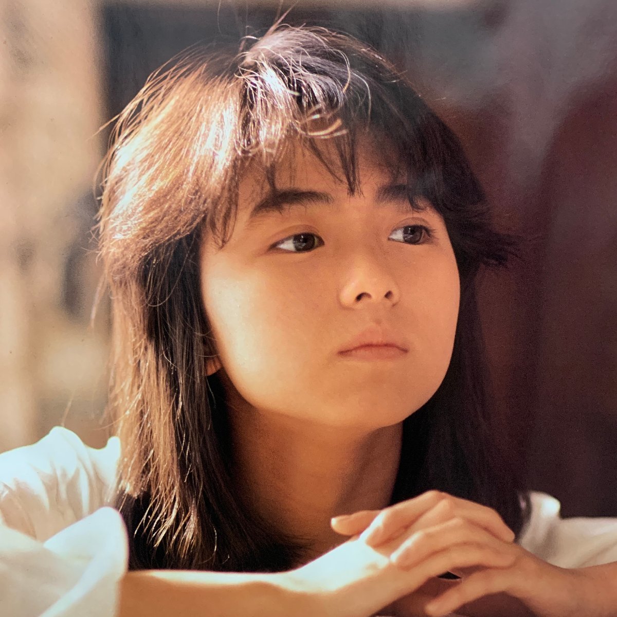 島田奈美 B2横長ポスター NAMI コロンビア 昭和レトロ 当時物＜72.8